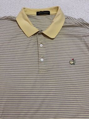 Amen Corner Masters Striped Short Sleeve Polo Shirt Men’s